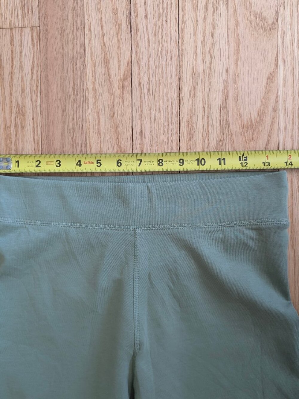 EUC Nike High Waisted 7/8 Medium Leggings cropped ankle running yoga pants Green - Picture 8 of 11